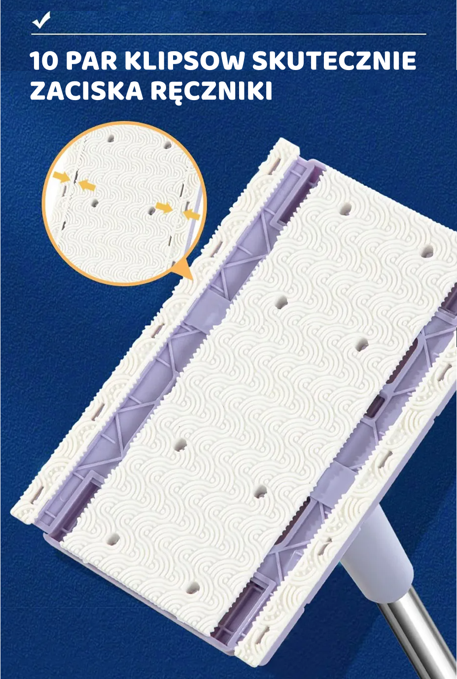 MINI MOP - KOMPAKTOWY MOP Z DŁUGIM UCHWYTEM KTÓRY POSPRZĄTASZ SZYBKO I DOKŁADNIE